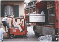 Sondertransport für Bäckerei Kölmel